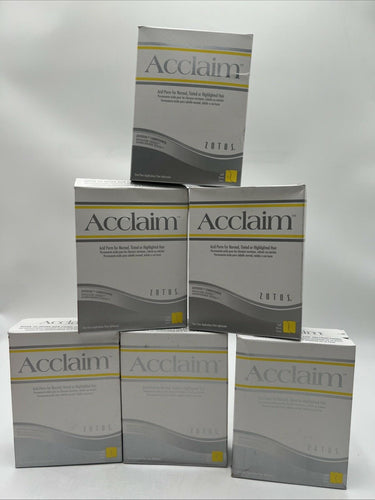 ZOTOS ACCLAIM REGULAR HAIR CURLING PERM NORMAL TINTED HIGHLIGHTED Pack Of 6 Zotos