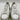Alexander McQueen Oversized Sneaker white leather gold-tone heel tab Size 42 Alexander McQueen
