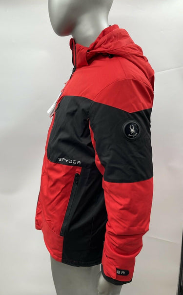 NWT Spyder 3 In 1 men's insulated ski jacket in red and black Size M