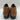 Women's Lucky Brand Barlina Side Zip Ankle Booties Brown Leather Size 8M Lucky Brand