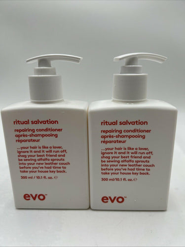 Evo Ritual Salvation Repairing Shampoo 10.1 oz Pack Of 2 EVO