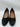 L'Amour Des Pieds JAKOBY Black Raindrop Leather Pump Womens SIZE 11 L'Amour