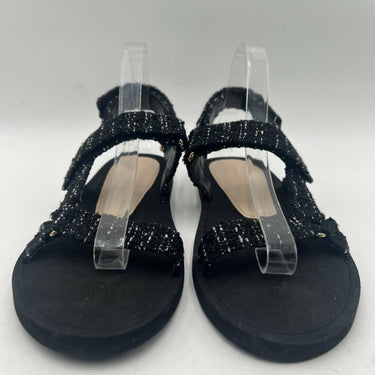 Women’s Stuart Weitzman Vail Sport Black/ Gold Sandal Size 7.5B Stuart Weitzman