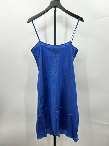 Boutique Moschino short, blue mini Satin dress Size 10