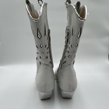 Women’s Golo Mae Cowboy Boot White Size 6