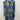 Nally & Millie Dress Womens Blue Yellow Brushstroke Print Long Sleeve Midi L Nally & Millie