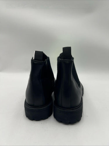 Men’s Vince Benner Leather Chelsea Boots Black Size 12M/46