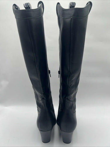 Womens Mix No. 6 Leeah Knew High Cowboy Boot in Black, Size 8.5W WC Mix No. 6
