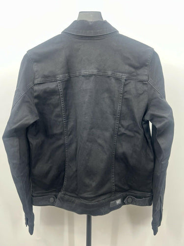 Women’s Kut from the Kloth black denim Button Up Long Sleeve jacke Black Size L KUT from the Kloth