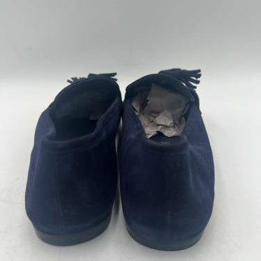 Women’s Stuart Weitzman navy blue suede tassel loafers Size 9B Stuart Weitzman