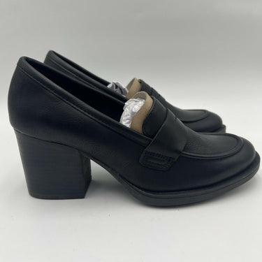 BOC by Born Benedict Womens Moc Closed Toe Black Loafers, Size 6M B.o.c