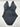 La Blanca Woman’s Island Goddess Twist Mio Black One-Piece Swimsuit Size 10 La Blanca