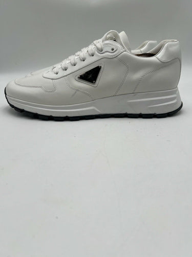 Men’s Prada Prax 01 brushed leather sneakers in Avorio Size 11.5UK PRADA