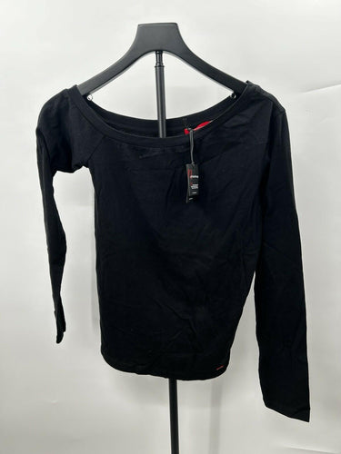 Philanthropy long-sleeve top Wide Off The Shoulder Neckline Back Size M n:philanthropy
