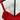 Nine West red Woman’s Red Swim suit Central Front Bow Tie Size L Nine West