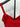 Nine West red Woman’s Red Swim suit Central Front Bow Tie Size L Nine West