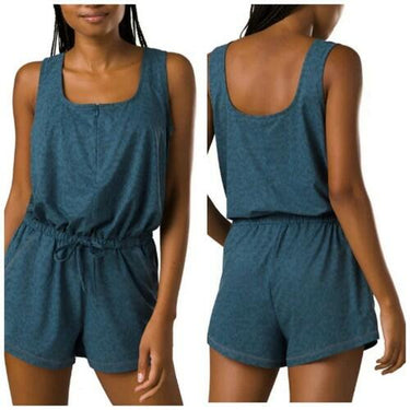 prAna Railay Romper Bluefin Wild XL (Women's 16) prAna