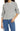 BP. Cleo Crop Crewneck Sweater in Grey Heather Size X-Small Unbranded