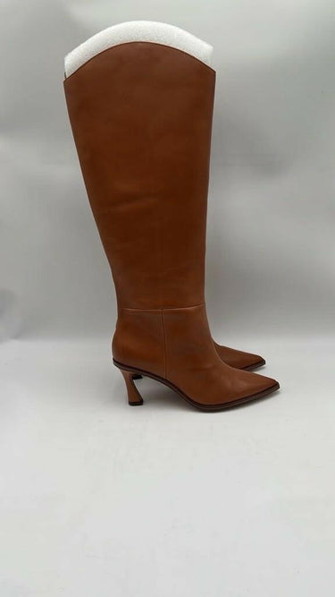 Women’s Vince Camuto Emily Knee-High Boots Walnut Leather Size 8M-WC Vince Camuto