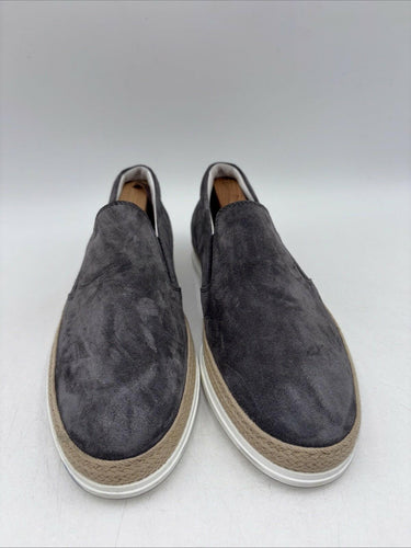 Tod's Men’s Suede Loafers Shoes Espadrille Gray Size 7.5 UK Tod's