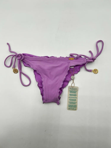 Luli Fama Wavy Tie-Side Brazilian Women’s Bikini Bottom lavanda Size M Luli Fama