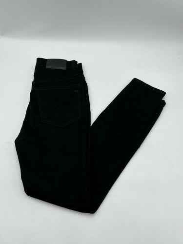 Madewell 10" High-Rise Skinny Jeans Womens Black Denim Stretch Classic 23P Madewell