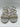 Nina Sandals Woman’s Silver Strappy Genaya-FY Glitter Spool Heel Size 10M Nina