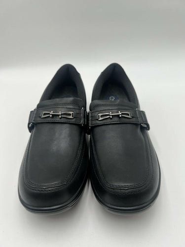 OrthoFeet 817 Chelsea Black Leather Orthopedic Loafers NWOB Size 10.5