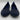 Women’s Rothy's The Flat Round Toe Knit Ballet Shoes Black / Navy Blue Size 7.5 Rothy’s