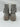 Sugar Kade Ivory Text Emboss Pearl Chain Combat Boots Womens 10 Sugar