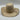 Resistol Two Tone Straw Cowboy Hat Open Crown Wide Flat Brim Long Oval 6 3/4 Resistol