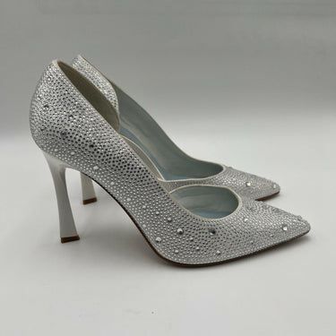 Women’s Mix No. 6 Maeryn Pump White Rhinestone Size 7.5 M Mix No. 6