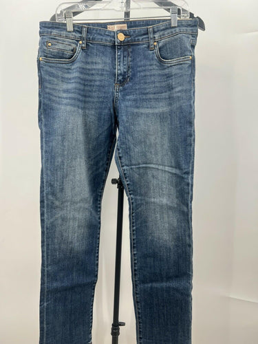 KUT From The Kloth Jeans Womens Catherine Boyfriend Medium Wash Straight NWT 10 KUT from the Kloth