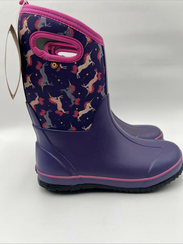 Bogs Kids' Classic Unicorns Boot Purple Size 6Y Bogs