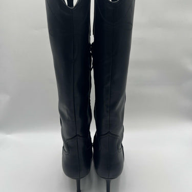 Women’s INC Hayleigh Black Faux Leather Knee-High Dress Boots Size 9.5M INC International Concepts