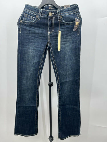 KUT From The Kloth Natalie High Rise Bootcut Jeans Dark Wash Flap Pockets NWT 0 KUT from the Kloth
