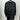 Ellen Tracy black Womans double-breasted coat distinctive ribbed-knit sleeves S Ellen Tracy