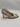 Women’s FERRAGAMO Amber 70mm Cream Leather Gold Metallic-Toe Pumps Heels Size 8