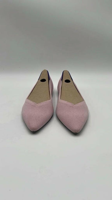 Rothy's The Point Pink Flat Slip on Pointed Toe Shoes Women's Size 9 Rothy’s