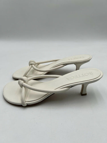 Bottega Veneta Blink mules in white lambskin leather Size 40