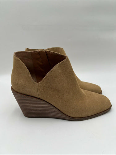 Women’s Lucky Brand Melendi Brown Suede Ankle Boots Size 8.5M Lucky Brand