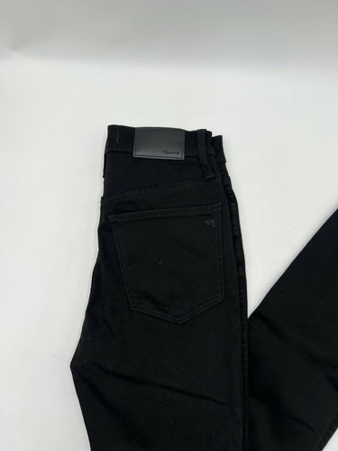 Madewell 10" High-Rise Skinny Jeans Womens Black Denim Stretch Classic 23P Madewell