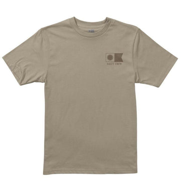 Salty Crew Mens Flagship Short Sleeve Tee Twig Medium Salty Crew