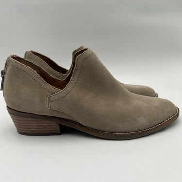 Women’s Lucky Brand Fitina Pull On Round Toe Ankle Booties Dune Size 10M Lucky Brand