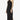 NWT Sundry Womens Keyhole Midi Dress Black Size 3 Sundry