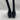 Men's Circle G Boots-Black Smooth Quill Ostrich Leather Square Toe Size 9 Circle G