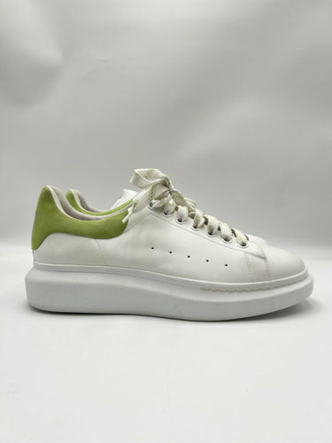 Alexander McQueen Oversized Sneakers in white leather with a lime green Size 45 Alexander McQueen