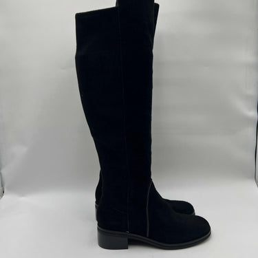 Cole Haan Calgary water-resistant over-the-knee boots in black suede Size 7B Cole Haan