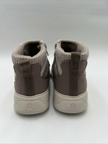 BZees Womens Tahoe Washable Comfort Ankle Boots Latte Fleece Size 6.5M Bzees