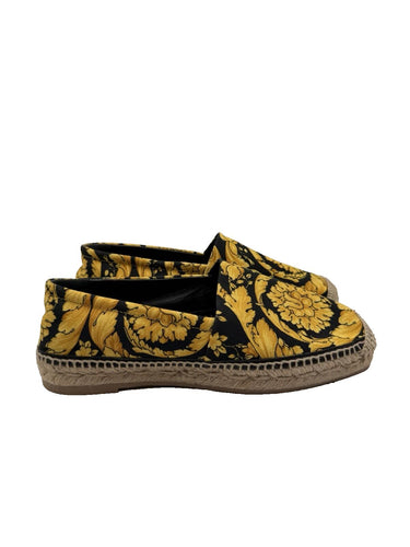 Women’s Versace Barocco-print canvas espadrilles Flats Size 36 Versace